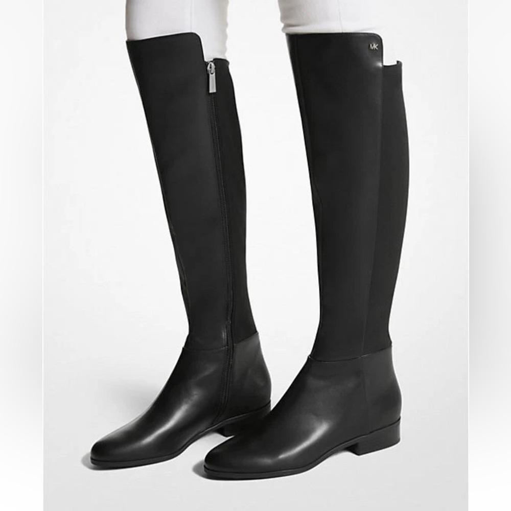 Michael Kors Black Bromley Flat Knee High Boot Women’s Size 6M